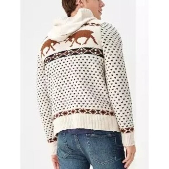 American Eagle Other - American Eagle Super Soft Elk Fair Isle Sweater Hoodie